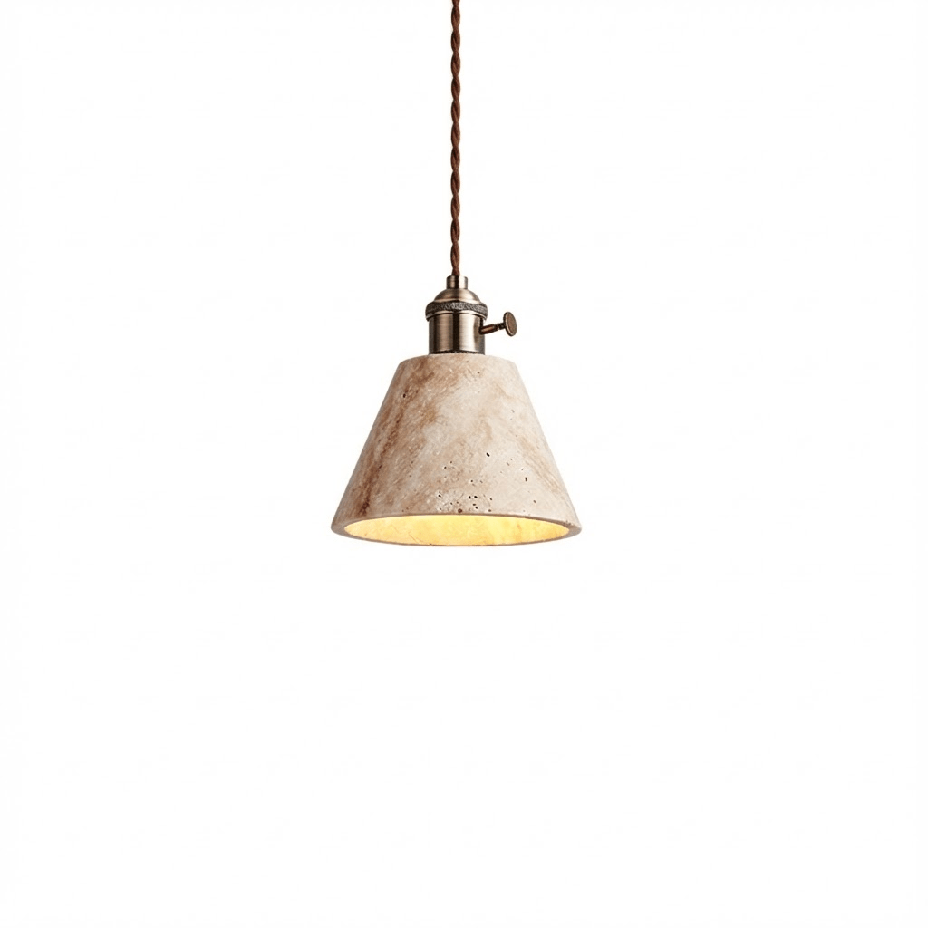 Terraform Travertine Pendant Light - Vakkerlight