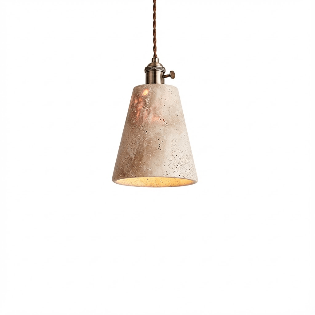 Terraform Travertine Pendant Light - Vakkerlight