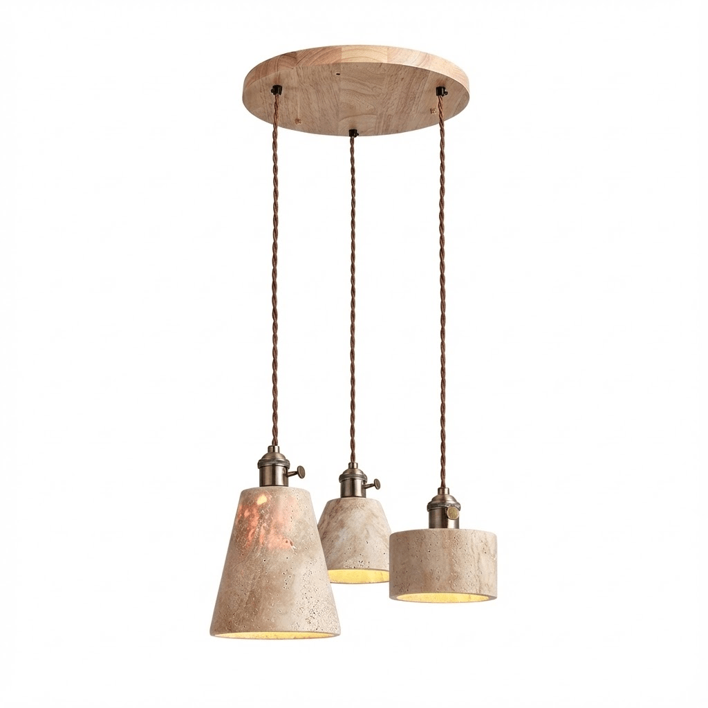 Terraform Travertine Pendant Light - Vakkerlight