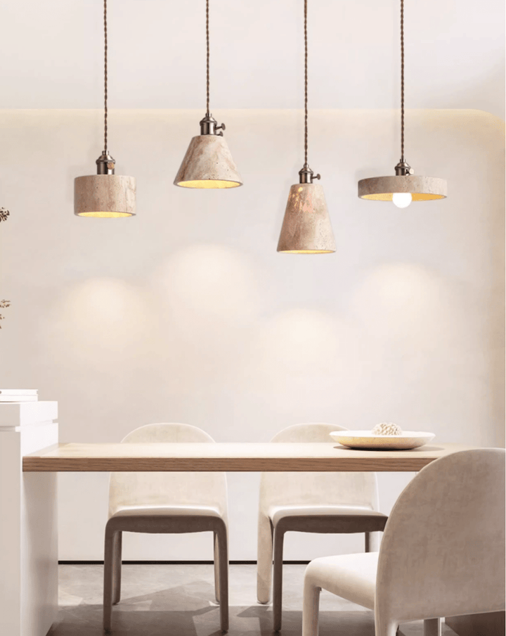 Terraform Travertine Pendant Light - Vakkerlight