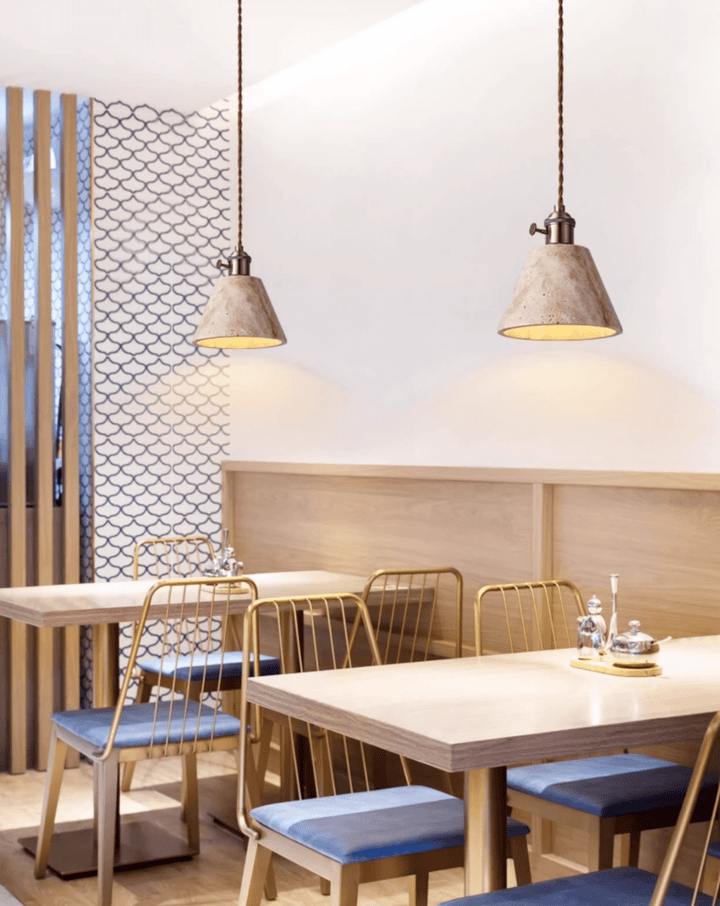 Terraform Travertine Pendant Light - Vakkerlight