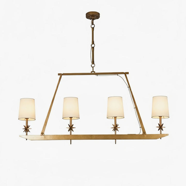 Stellar Frame Linear Chandelier