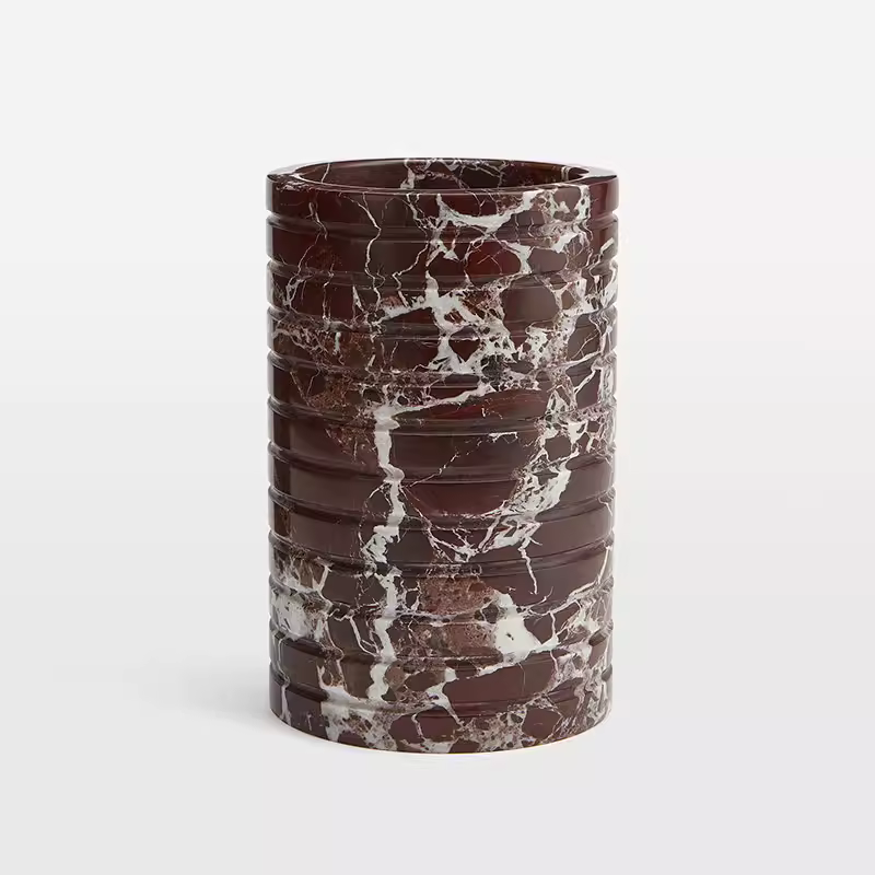 Rosso Levanto Marble Vessel
