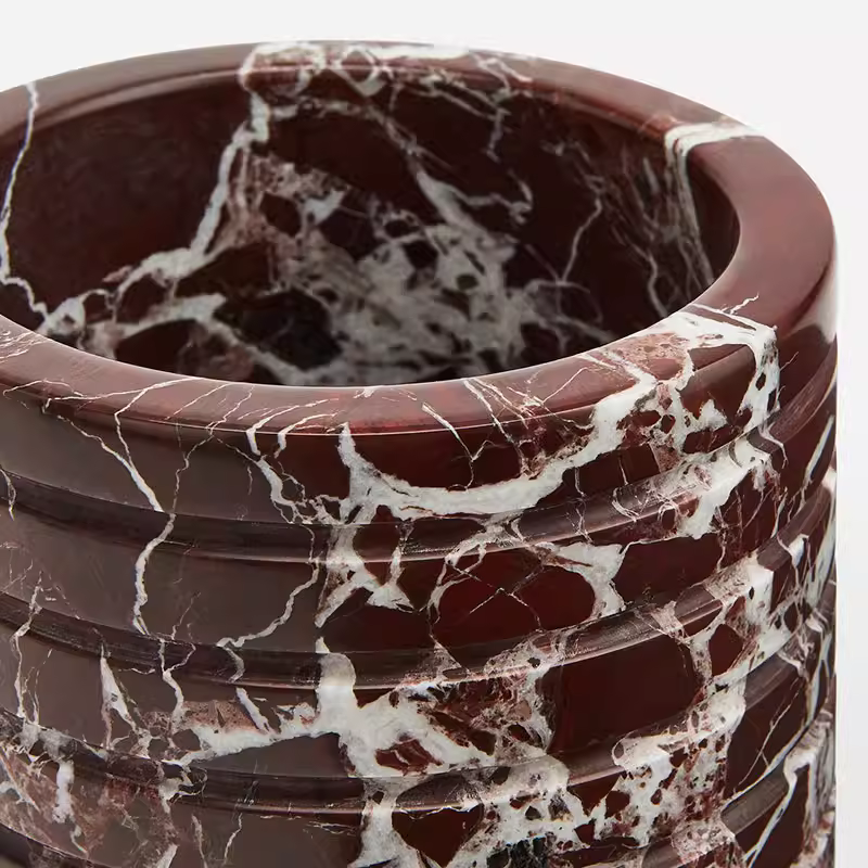 Rosso Levanto Marble Vessel
