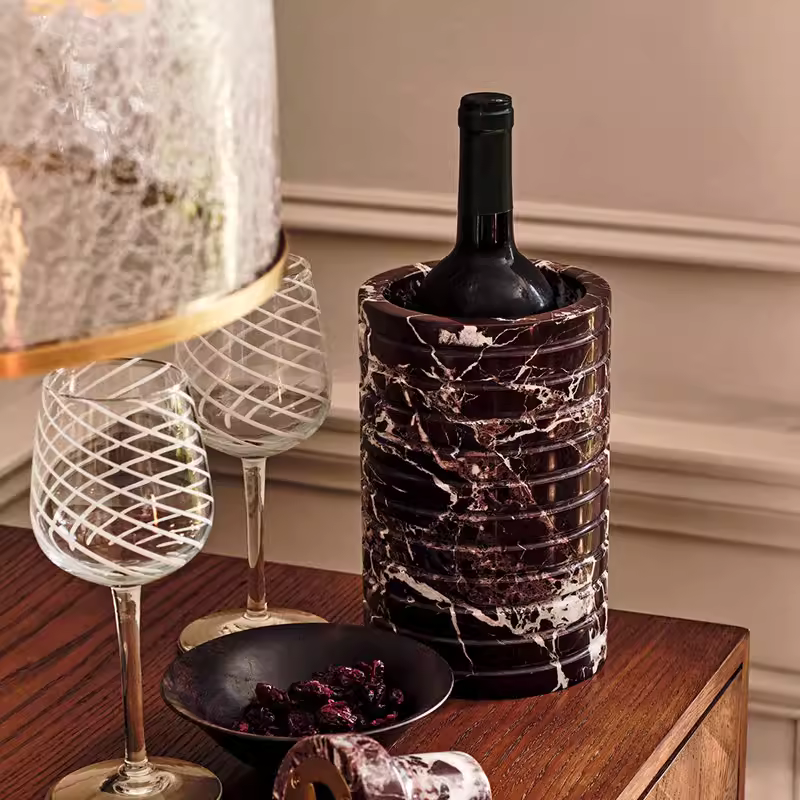 Rosso Levanto Marble Vessel