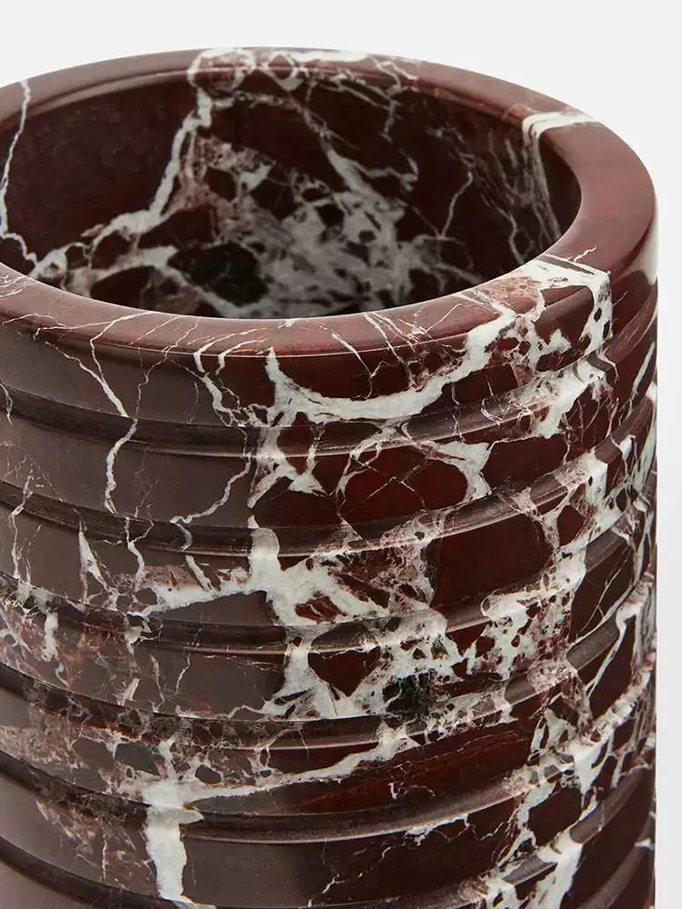 Rosso Levanto Marble Vessel