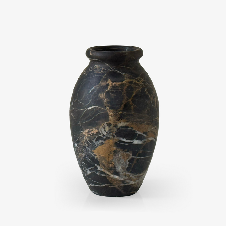 Noir Vein Stone Vase