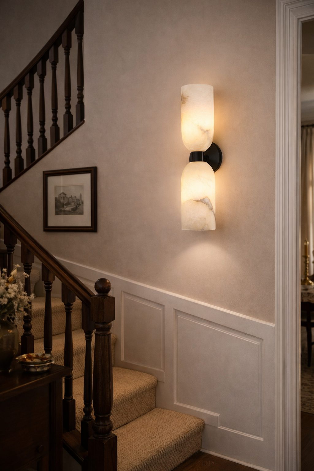 Alabaster Nexus Wall Sconce