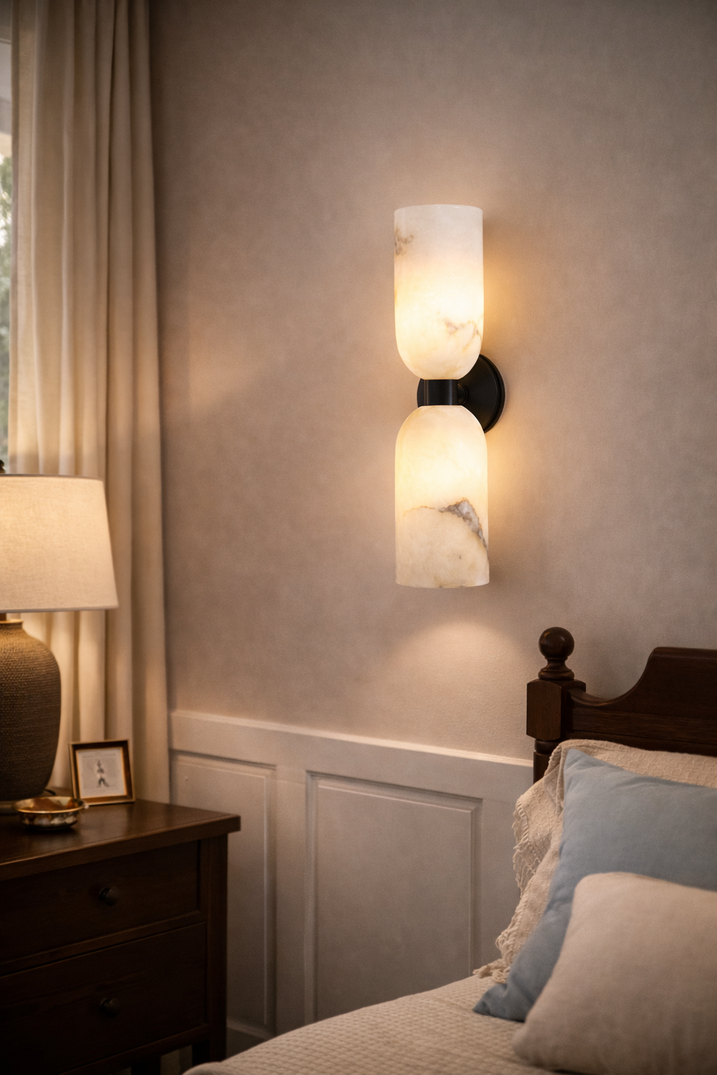 Alabaster Nexus Wall Sconce