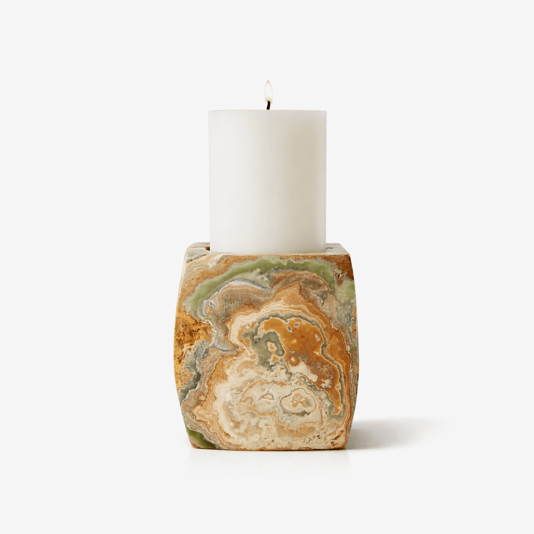 Elara Agate Candle Holder - Vakkerlight