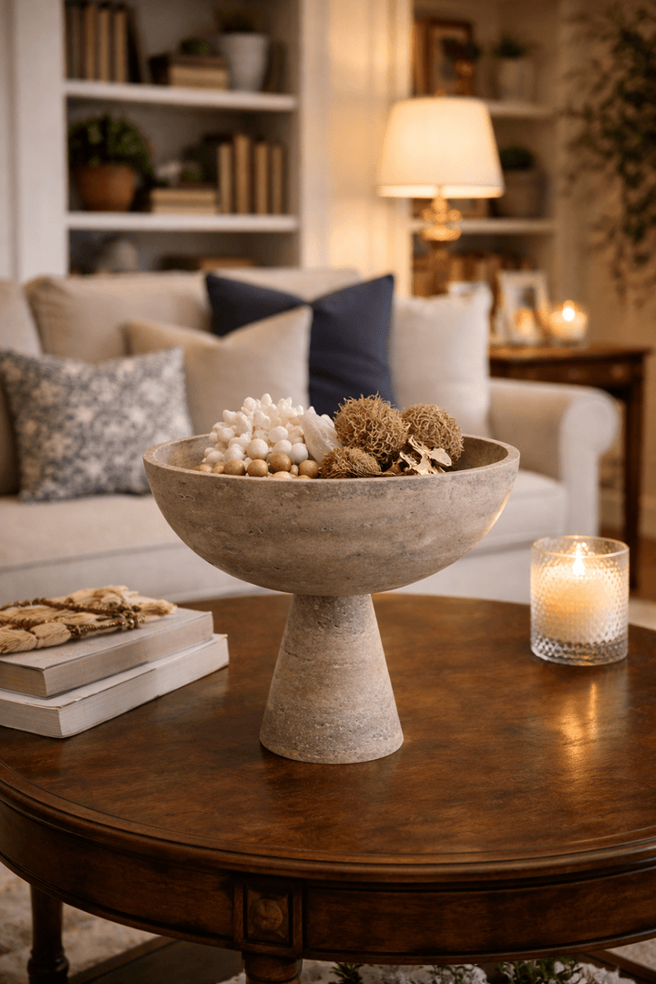 Rowan Stone Display Bowl - Vakkerlight