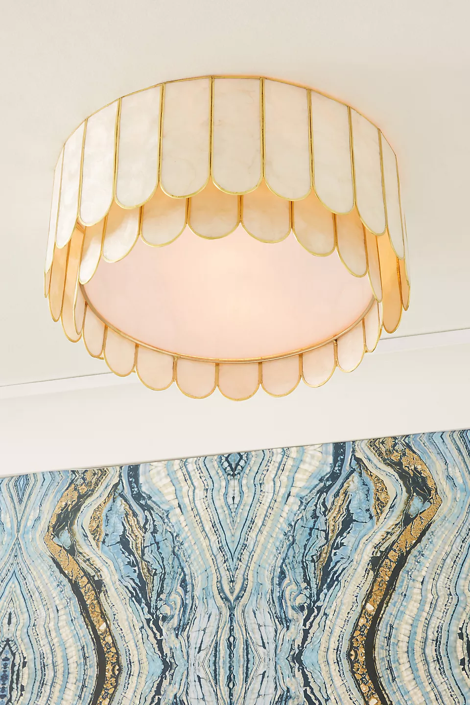 Aurelia Capiz Ceiling Lamp