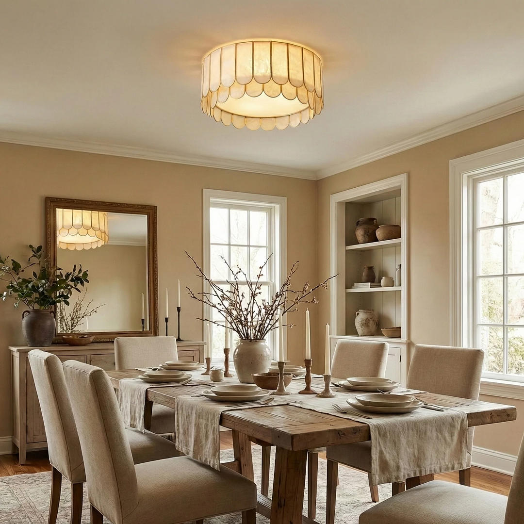 Aurelia Capiz Ceiling Lamp