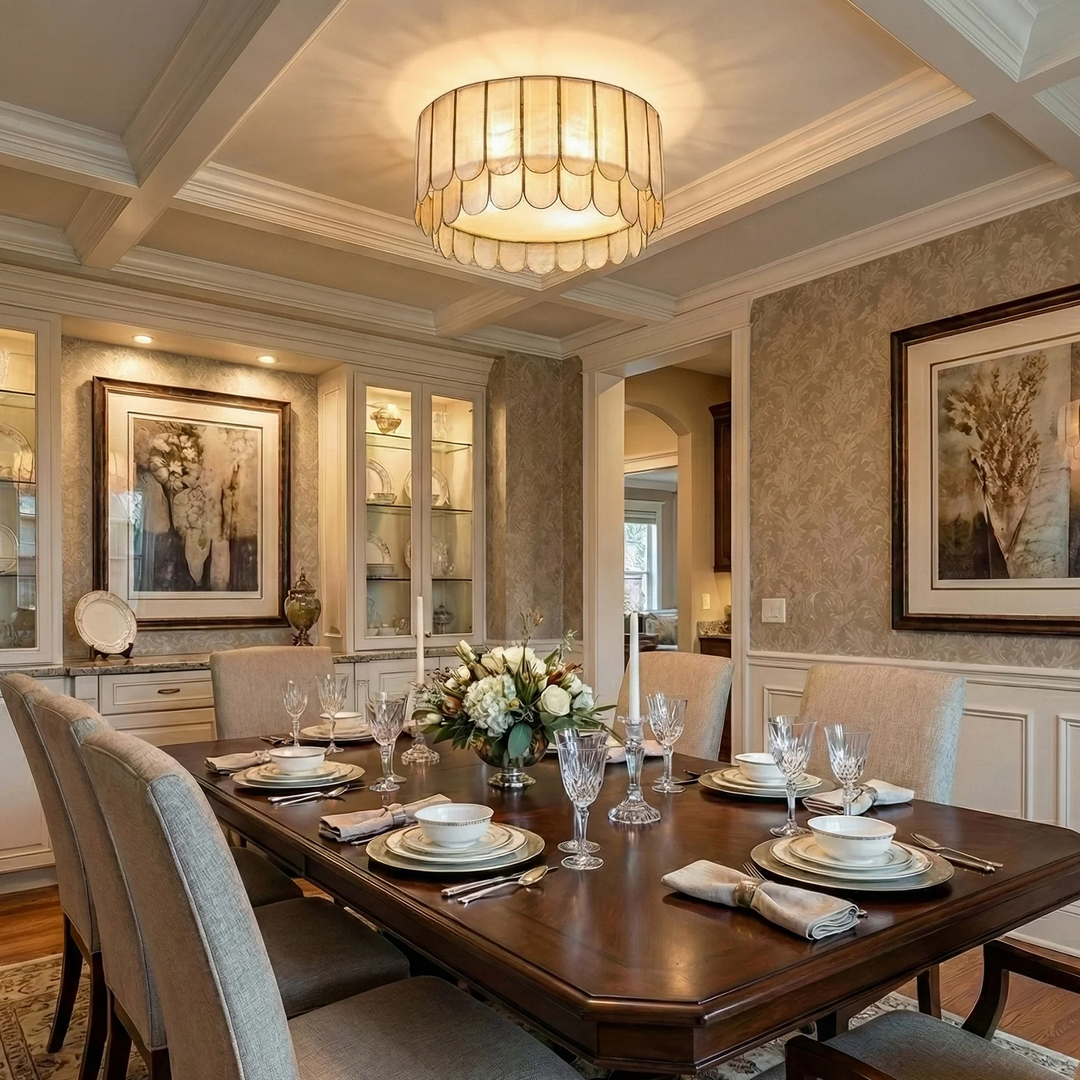 Aurelia Capiz Ceiling Lamp