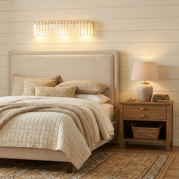 Aurelia Capiz Wall Lamp