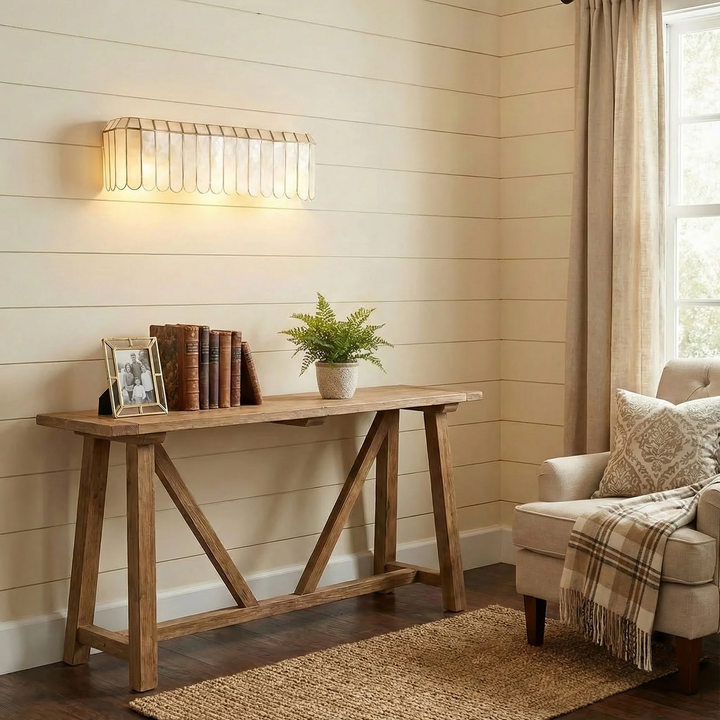 Aurelia Capiz Wall Lamp