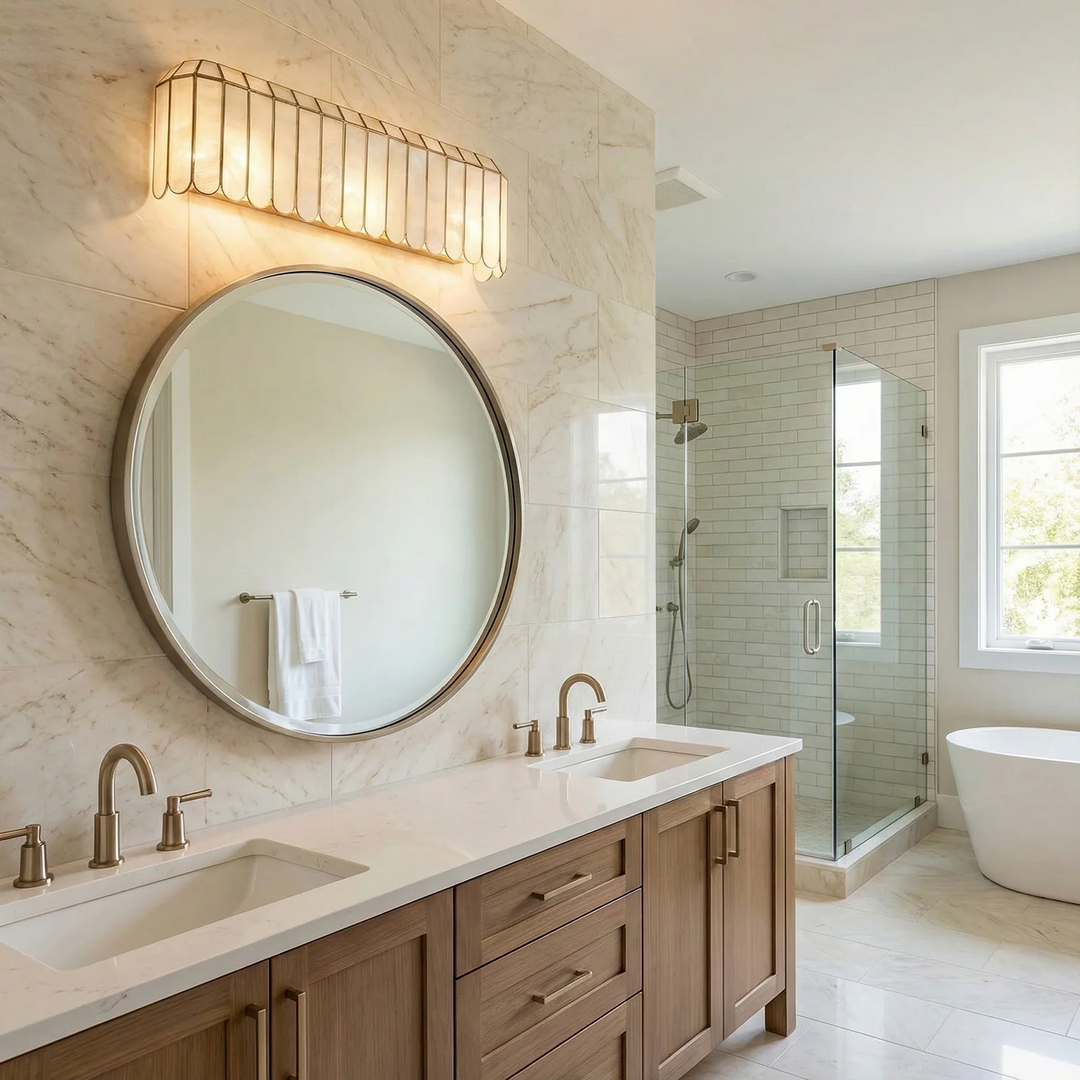 Aurelia Capiz Wall Lamp