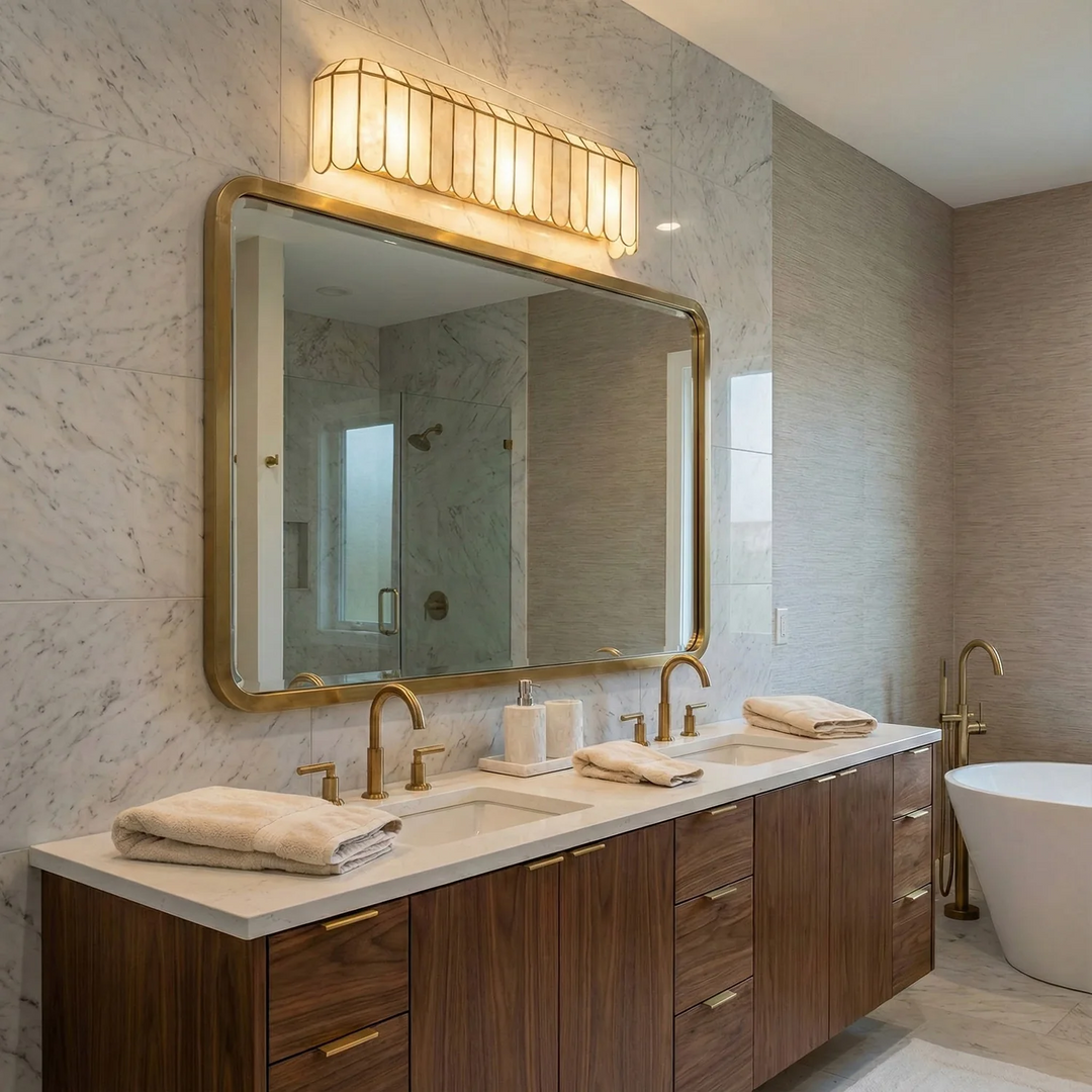 Aurelia Capiz Wall Lamp