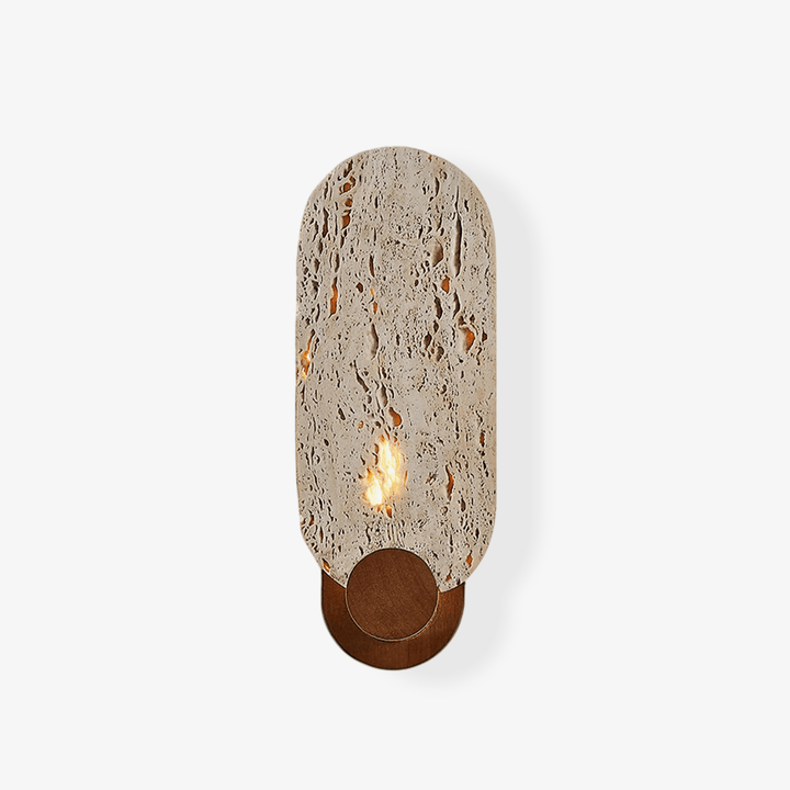 Vesper Travertine Wall Light