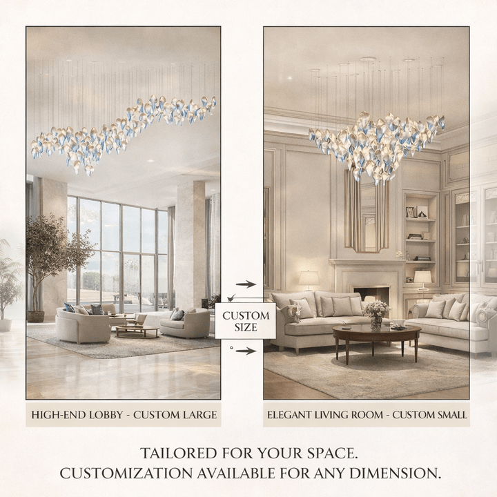 Ocean Drift Blown Glass Customize Chandelier - Vakkerlight