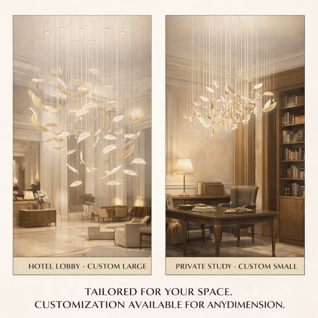 Nectar Leaves Chandelier - Vakkerlight