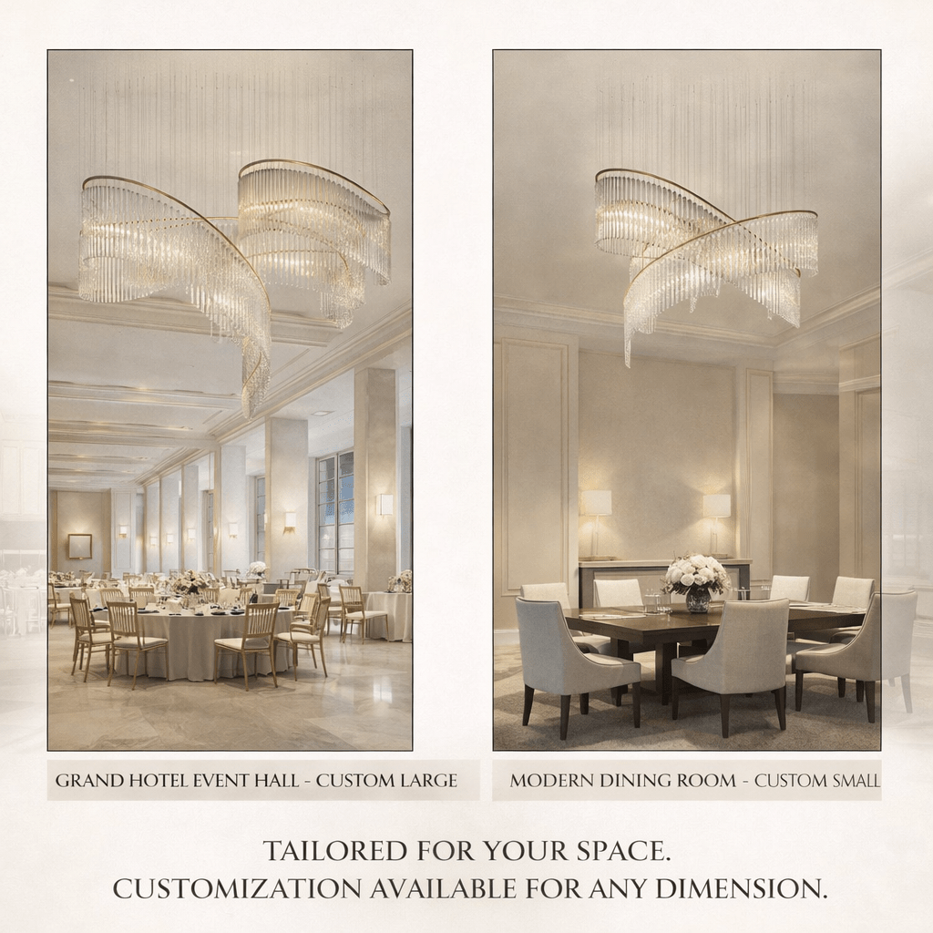 Crystal Spin Customize Chandelier - Vakkerlight