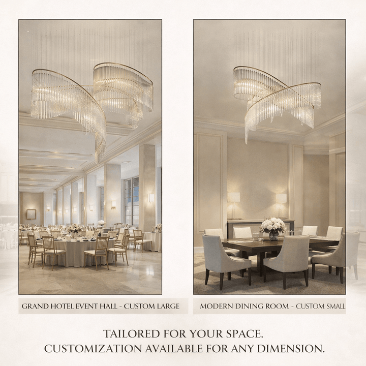 Crystal Spin Customize Chandelier - Vakkerlight