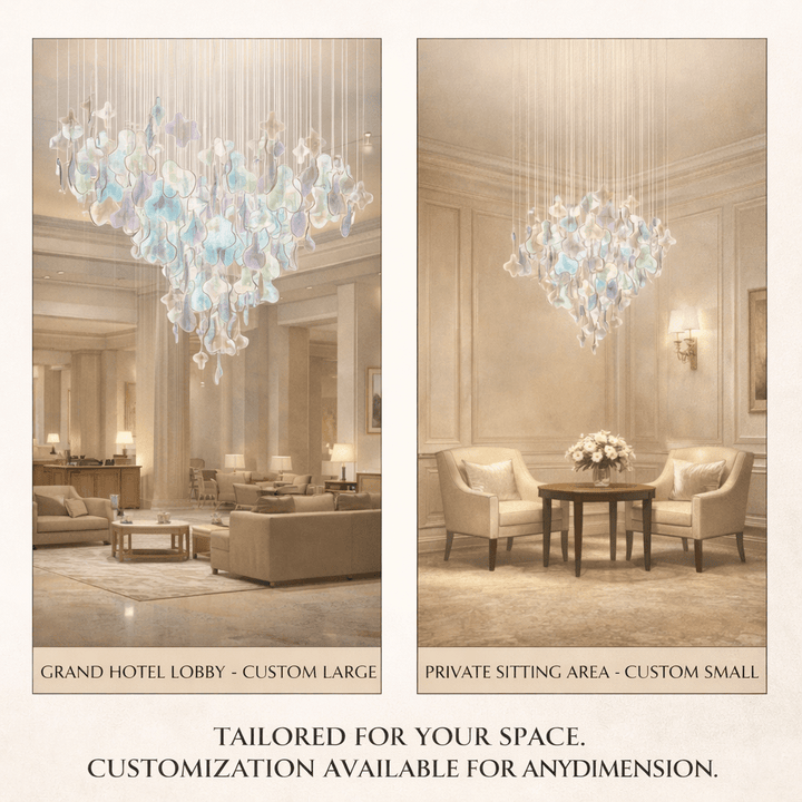 Iris Iridescent Blossom Chandelier - Vakkerlight