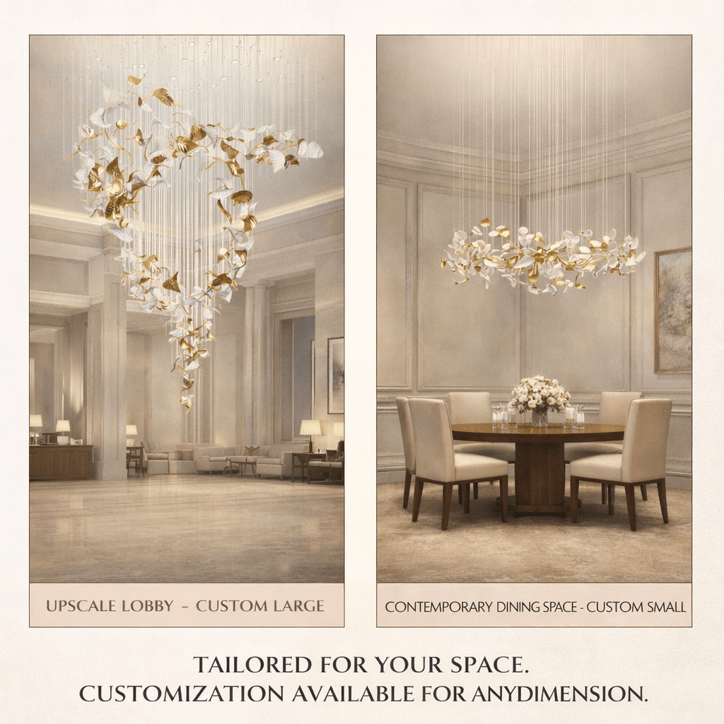 Linden Leaves Chandelier - Vakkerlight