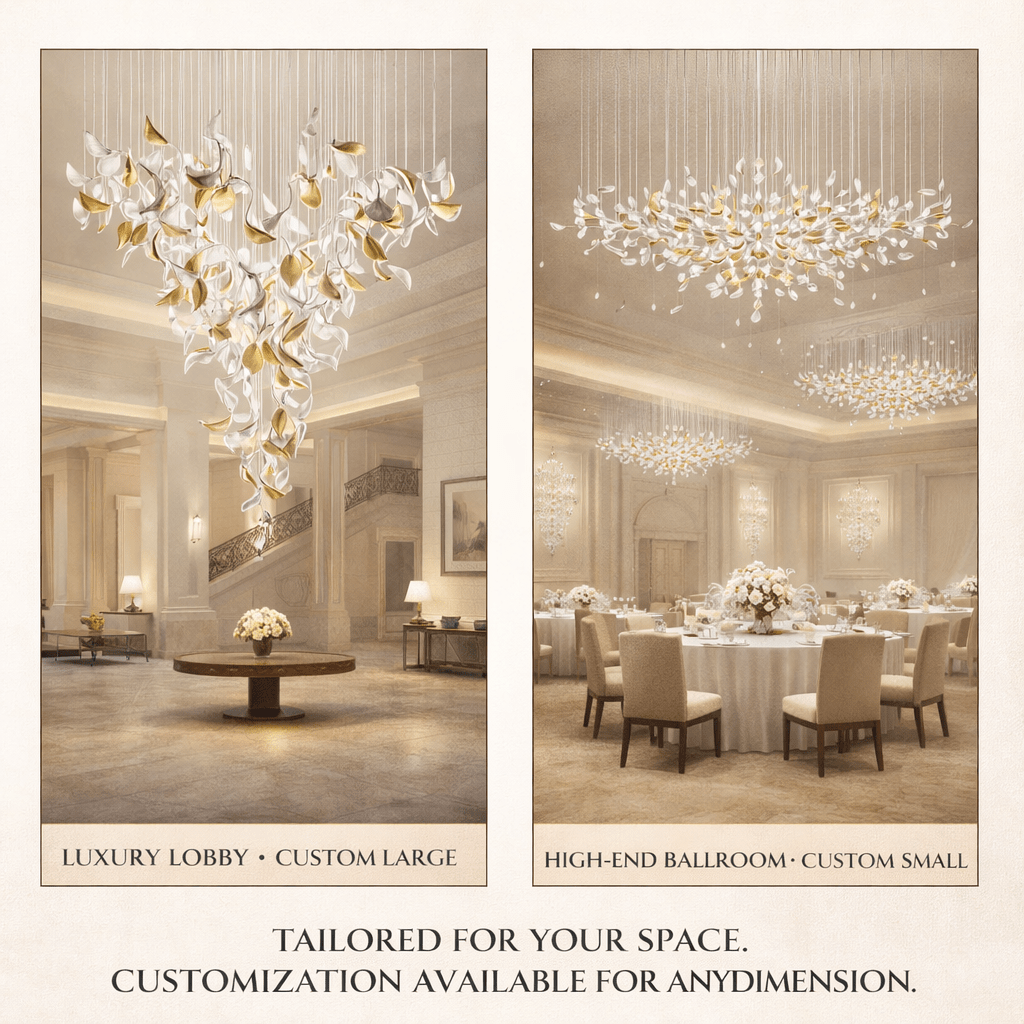 Floating Leaves Chandelier - Vakkerlight