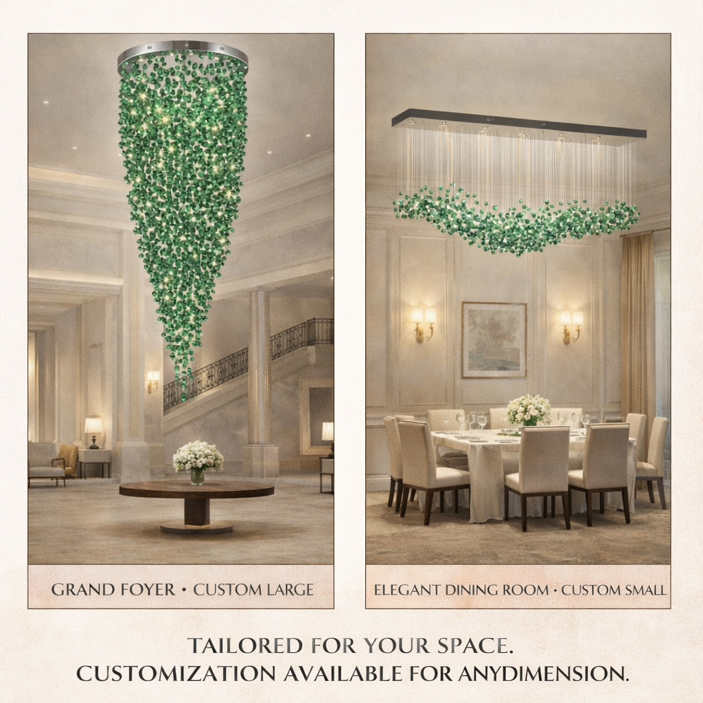 Crystal Stone Chandelier