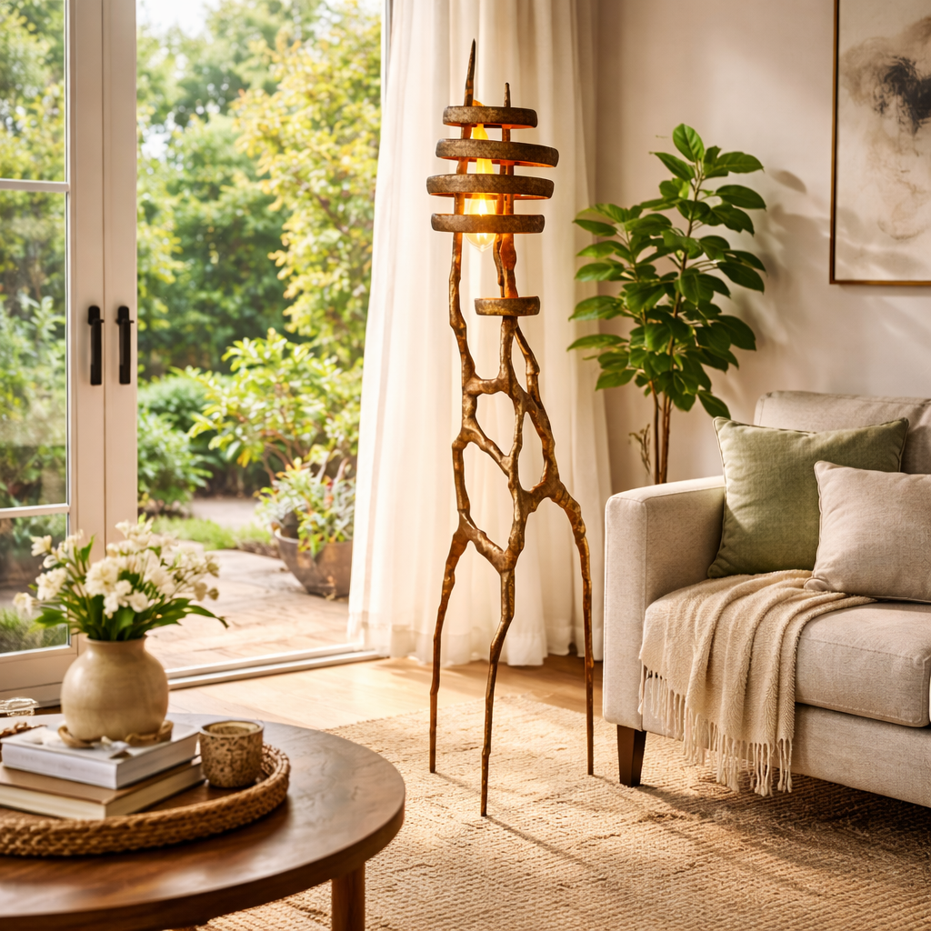 Vortex Sculpture Floor Lamp