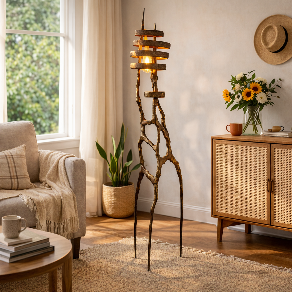 Vortex Sculpture Floor Lamp