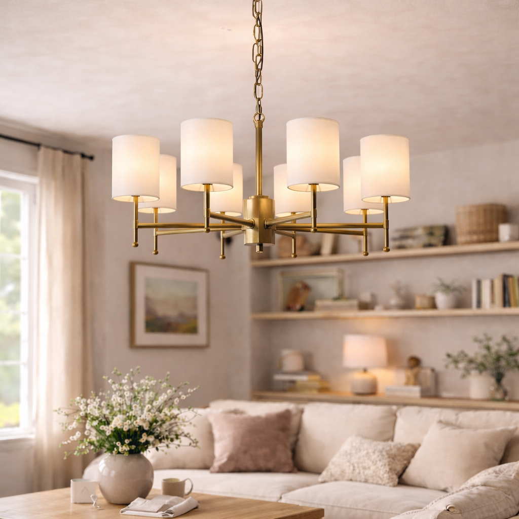 Brilliancess messing kroonluchter 