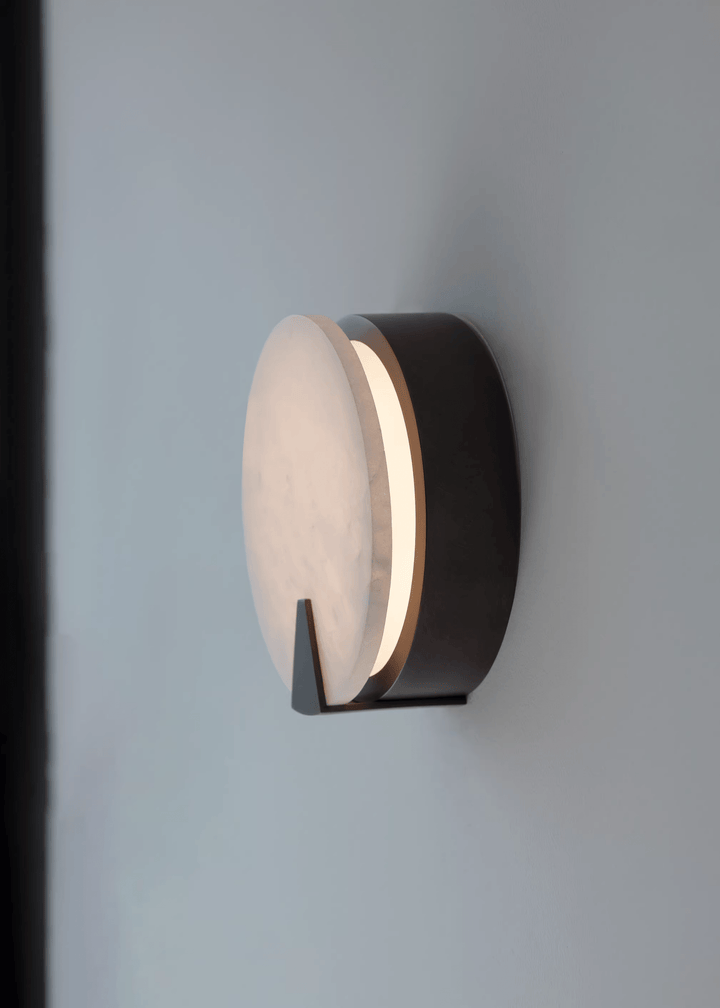 Solaris Halo Alabaster Wall Light - Vakkerlight