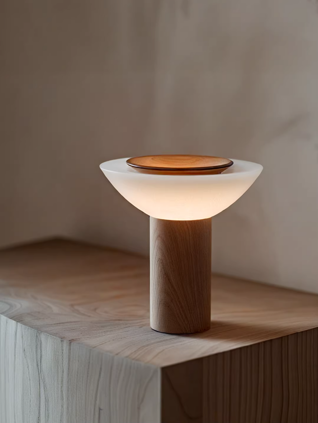 Solace Wood Table Lamp