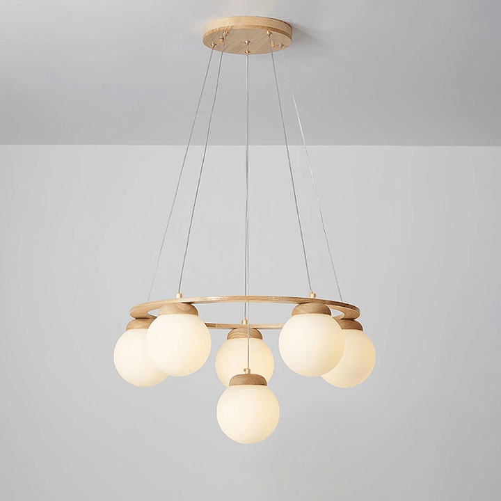 Miira Wood Chandelier - Vakkerlight