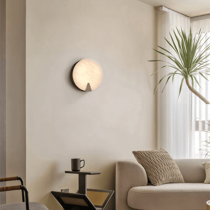 Solaris Halo Alabaster Wall Light - Vakkerlight