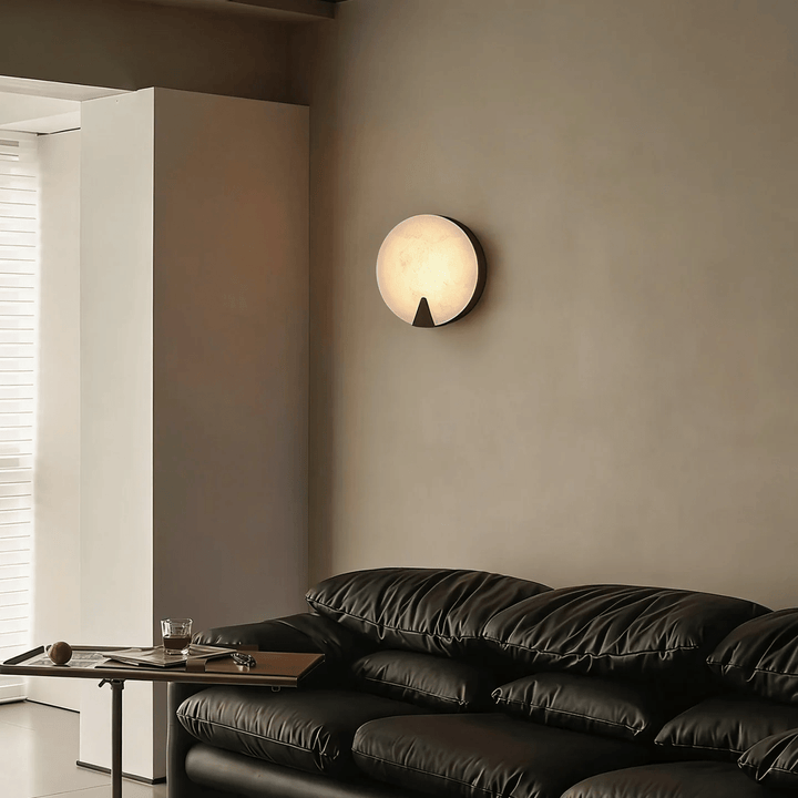 Solaris Halo Alabaster Wall Light - Vakkerlight