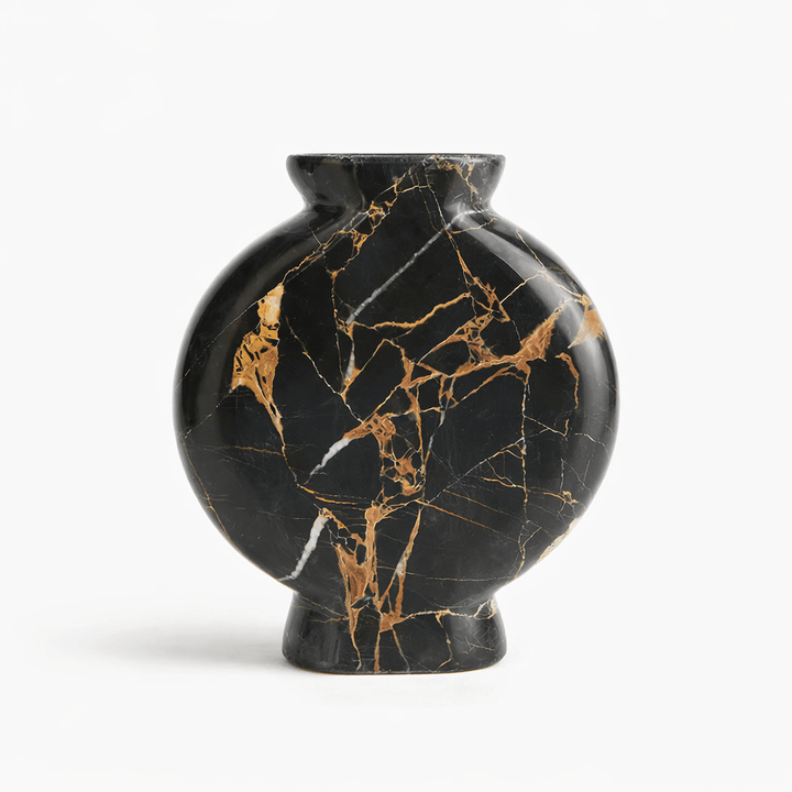 Vetra Noir Marble Vase - Vakkerlight