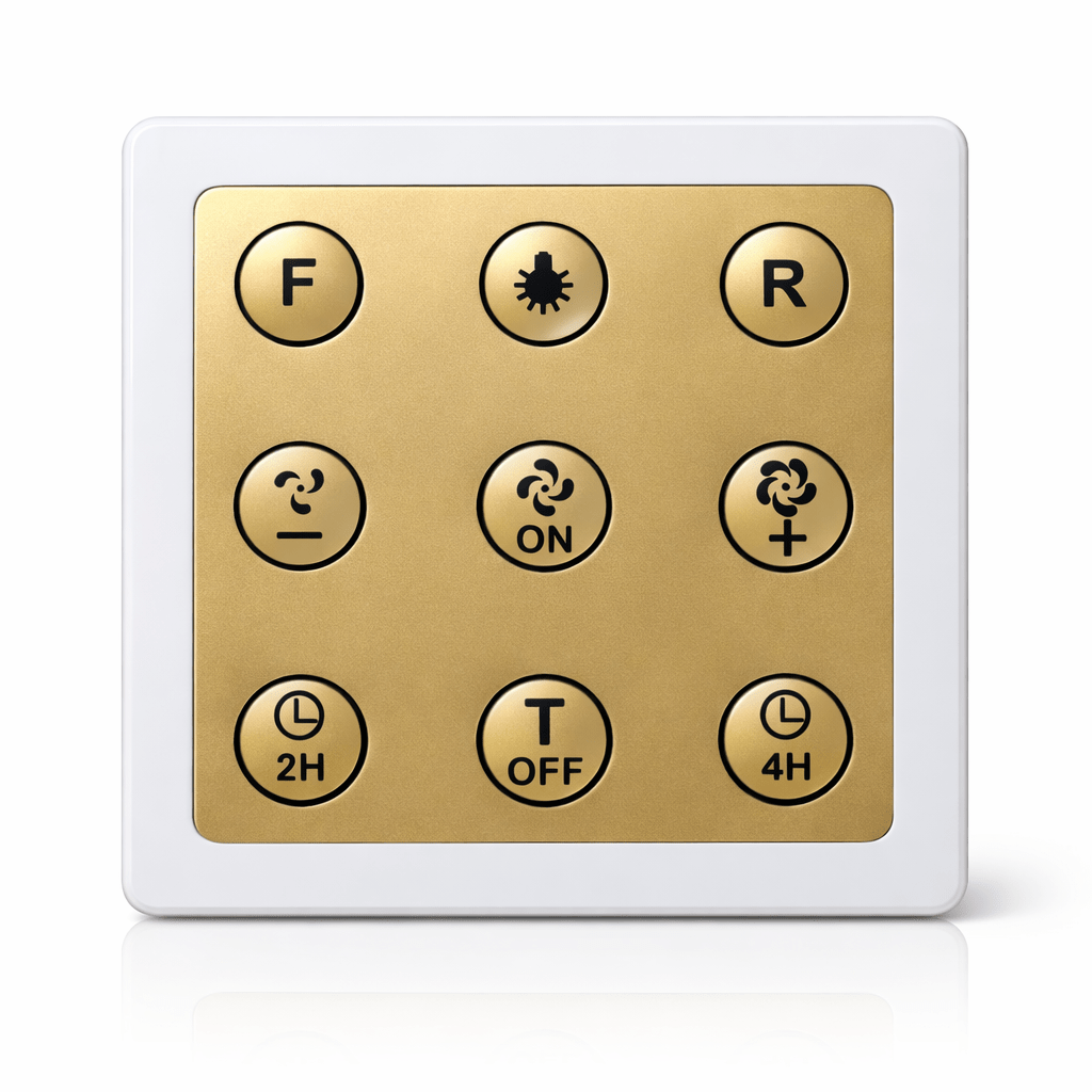 Gold Wireless Wall Switch - Vakkerlight
