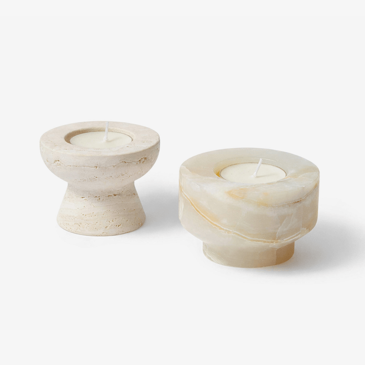 Stone Halo Candle Holder Set - Vakkerlight