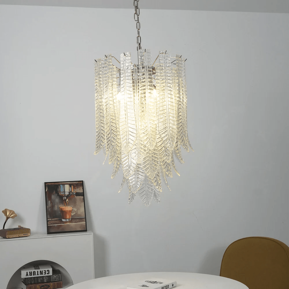 Silvae Veil Glass Chandelier - Vakkerlight