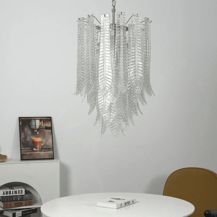 Silvae Veil Glass Chandelier - Vakkerlight