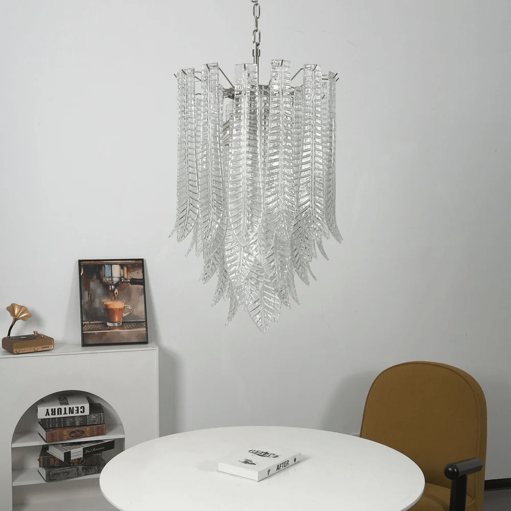 Silvae Veil Glass Chandelier - Vakkerlight