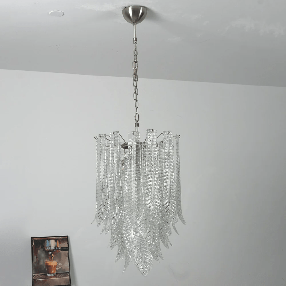 Silvae Veil Glass Chandelier - Vakkerlight
