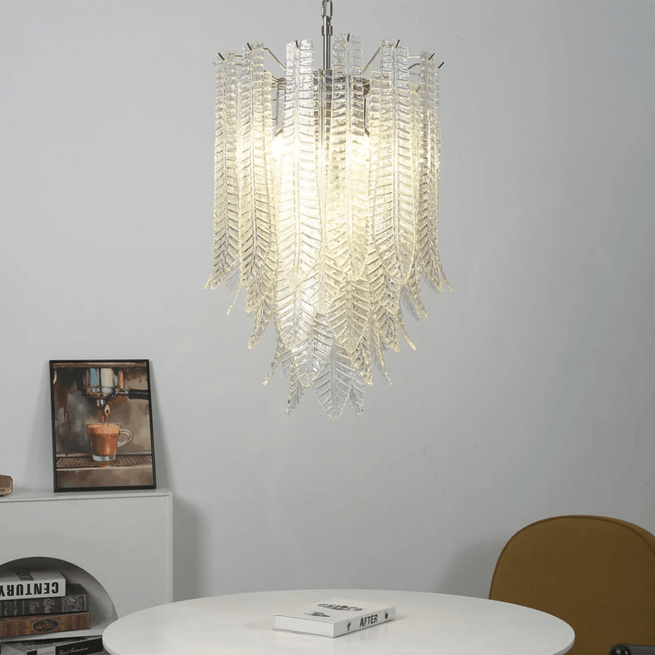 Silvae Veil Glass Chandelier - Vakkerlight