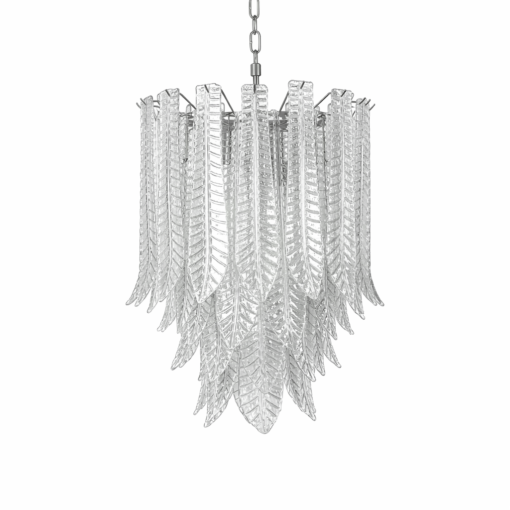 Silvae Veil Glass Chandelier - Vakkerlight
