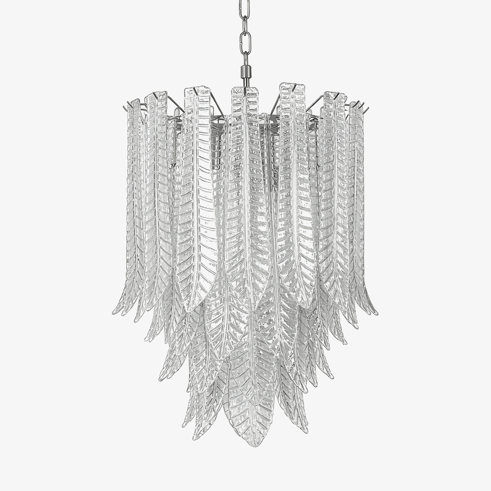 Silvae Veil Glass Chandelier - Vakkerlight