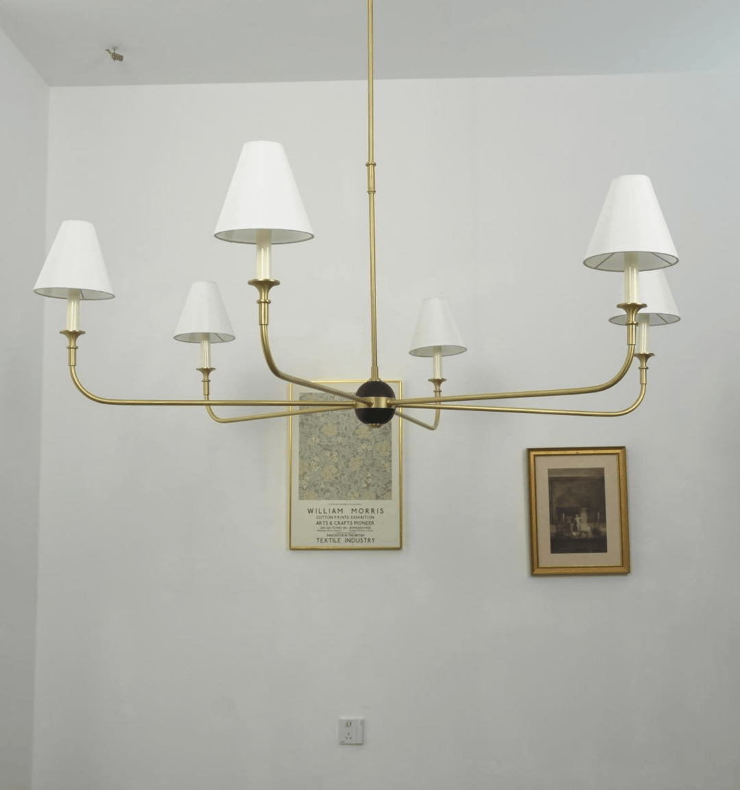 Aurelian Span Fabric Chandelier - Vakkerlight